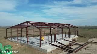Cloud Gate Barndominium Steel Frame Update