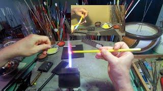 #Lampwork Video Tutorial - #GlassBeadMaking Basics - 1st Person Perspective