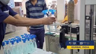Swastik's Auto Linear Spindle Capping Machine Floor Cleaner Detergent Bottle