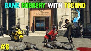 BIGGEST BANK HEIST WITH TECHNO IN GTA 5 | #gta5 #gameplay