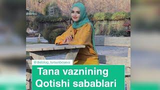 Ozish Jarayonida Tana Vaznining Qotib qolishi!