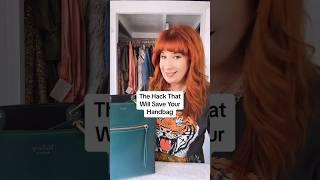 The hack that will save your handbag #fashiontips #styletricks #styletips #fashionhacks