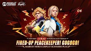 Fired-up Peacekeeper GOGOGO! | MLBB 1st Hero Cosplay Scenario Play | Mobile Legends: Bang Bang