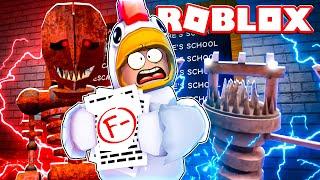 SCAPPIAMO DALLA SCUOLA PIÙ CATTIVA DI ROBLOX!!