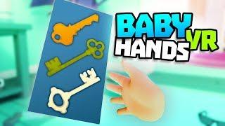 THE SECRET KEY ON THE BOOK - Baby Hands VR Gameplay - VR HTC Vive Gameplay