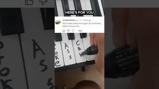 It's only lyrics  #piano