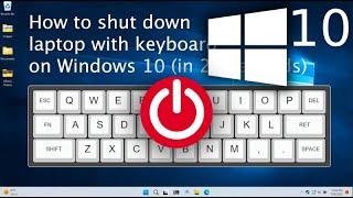 How To Restart Windows 10 With Keyboard Only (Shutdown Windows 10)