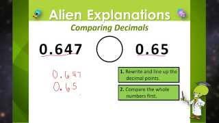 Comparing Decimals - 5th Grade - Education Galaxy