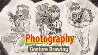 Gesture Drawing #94- Photography (Sketch with me)