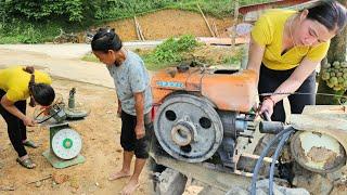 Genius girl bought a badly damaged electric fan and repaired it to a new one- repair girl