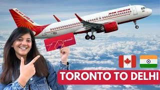 Canada to India DIRECT Flight | What’s NEW AIR INDIA Like in 2025? Honest Experience AI188