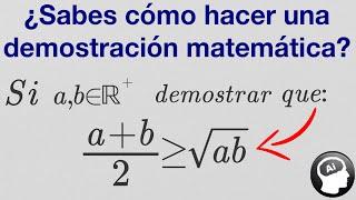 ¿Sabes cómo hacer una demostración matemática aplicando conceptos basicos?