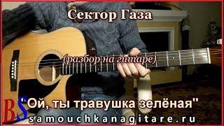 Сектор Газа - Ой, ты травушка зелёная - Аккорды, Разбор на гитаре