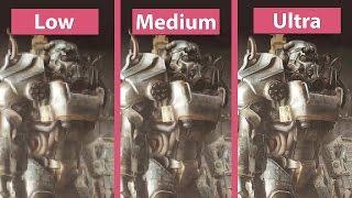 Fallout 4 – PC Low vs. Medium vs. High vs. Ultra Detailed Graphics Comparison