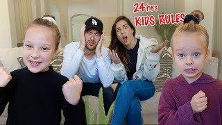 KIDS IN CHARGE!!! 24 HOURS PARENTS CAN'T SAY NO  Olivia & Peyton Special