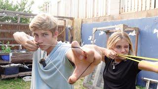 Shooting Slingshots With My Sister