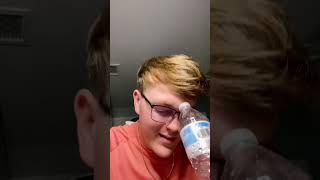 World’s Brightest Flashlight vs. Water Bottle