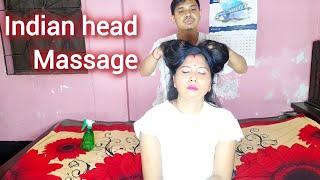 Stress Relief ASMR Head Massage For Sleep  Indian Massage  আসমার হেড মাস্যাজ ফর স্লিপ