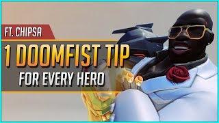 1 DOOMFIST TIP vs EVERY HERO ft. ChipSa (2019)