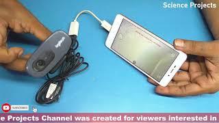 Webcam connect to mobile, connect webcam to android phone, How to connect webcam to mobile, Logitech