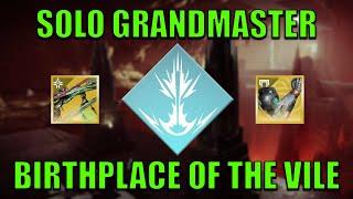 Arc Striker Titan Solo Grandmaster - Birthplace of the Vile (Platinum, 14:47) [Destiny 2]