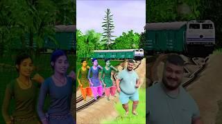 Cute dog baby stop train by budhi dance  #shortsfeed #tending #dog
