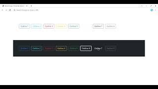 Bootstrap 5: Button Outline