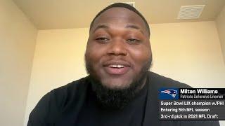 Milton Williams Joins NFL Network to Discuss Signing with the New England Patriots in Free Agency