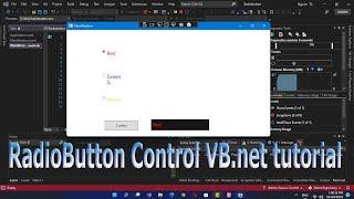 To use RadioButtons Visual studio .net tutorial