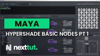 MAYA TUTORIAL | Hypershade basic nodes pt1