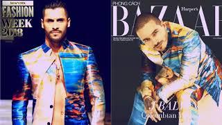 Stefano Suaros & J Balvin Newyork Fashion Week