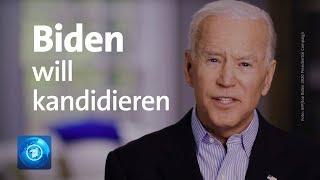 US-Präsidentschaftswahl 2020: Joe Biden will gegen Trump antreten