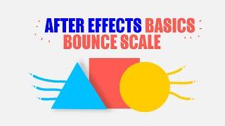 After Effects Basics #04-  Bounce Scale Motion Design Style