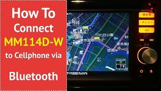 How to pair cellphone with MM114D-W headunit via bluetooth