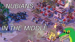 Legendary Nubians In The Middle - Greeks - SE2023 - Age of Empires Online Project Celeste