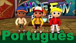 Cabeça ombro joelho e pé | canções infantis | LittleBabyBum