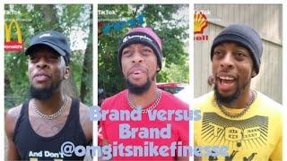 Brand versus Brand @omgitsnikefinesse Compilation | TikTok Archives