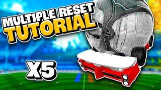 How to Double and Triple Flip Reset + Training Pack - Rocket League Freestyle Tutorial 2024