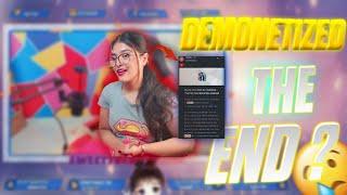 Channel demonetizedTHE END? #youtube #demonitization #demonitized #channel #girlgamer #live