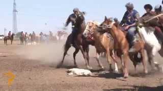 Kazakh Youth Teams Compete In Buzkashi