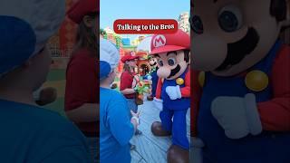 Talking to the Super Mario Bros at Epic Universe