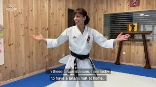 Sandra Sánchez. Training Home workout (Karate)