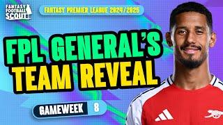 FPL GENERAL'S TEAM SELECTION!  | GAMEWEEK 8 | Fantasy Premier League Tips 2024/25