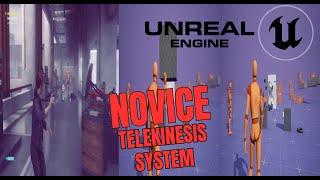 Unreal Engine 5.4 Sandbox Character Telekinesis Tutorial (start to finish)