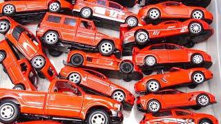 Various Red Diecast Model From BOX - Red Cars