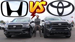 2024 Toyota Tacoma vs 2024 Honda Ridgeline: Which Truck Is Superior?