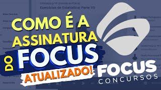 FOCUS CONCURSOS: COMO É A PLATAFORMA DE ESTUDOS