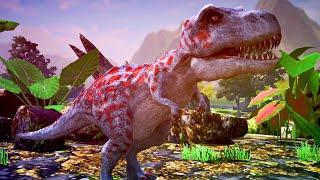 DINO ROAR BATTLE: T-REX, TRICERATOPS, VELOCIRAPTOR - DINO KING GAMES 240405