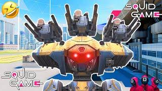  10 PLAYERS SQUID GAME CHALLENGE IN WAR ROBOTS  || WR || FUNNY PARODY ||