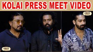 KOLAI PRESS MEET FULL VIDEO | Vijay Antony, Ritika Singh | Balaji K Kumar| Girishh Gopalakrishnan |